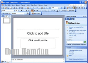 Cara membuat Persentasi POWERPOINT 