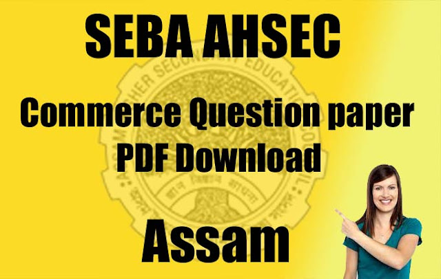 seba ahsec hs 1st year commerce question paper download