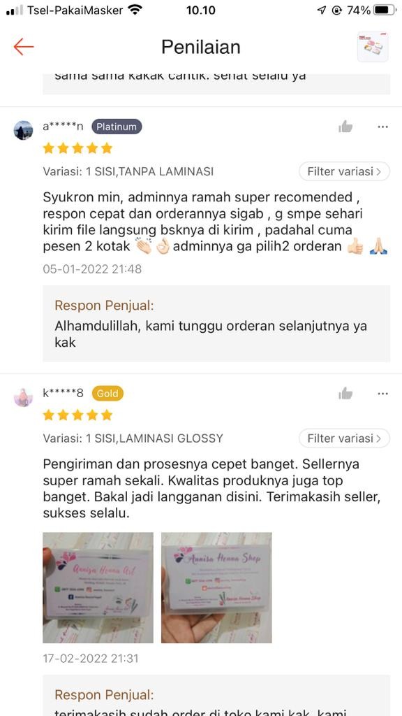 testimoni
