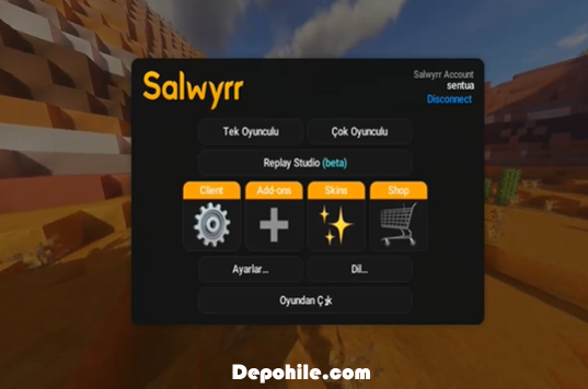 Minecraft 1.8.9 Salwyrr Client Skin, Envanter Hilesi İndir 2023