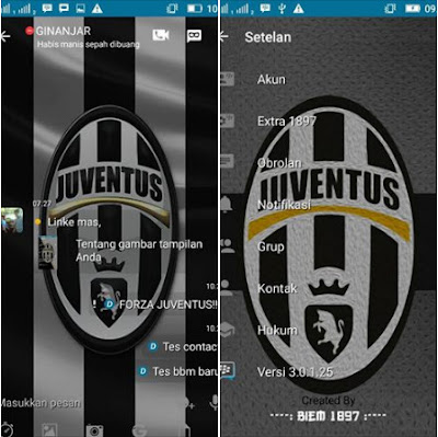 BBM Juventus V3.0.1.25 MOD Apk Terbaru By Abiem Prasetya