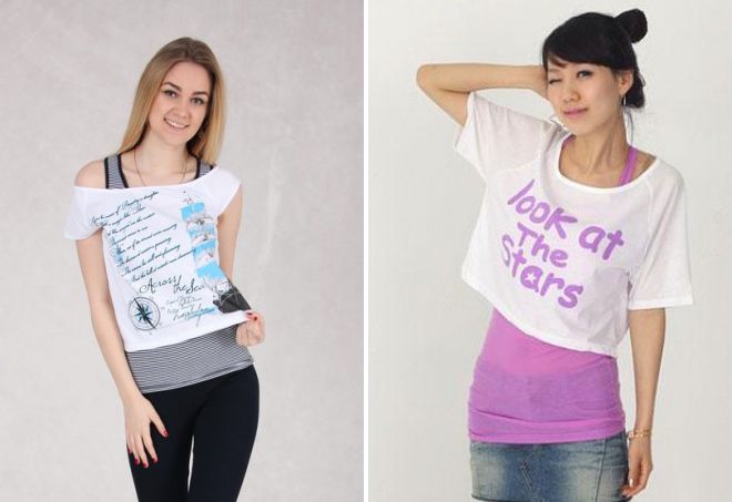 মেয়েদের গেঞ্জি ডিজাইন - মেয়েদের গেঞ্জি পরা পিক ও মেয়েদের টি শার্ট ডিজাইন - Girls t shirt design - NeotericIT.com