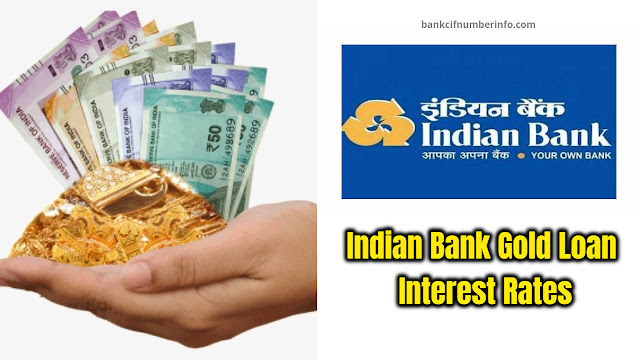 Indian Bank Gold Loan Interest Rates