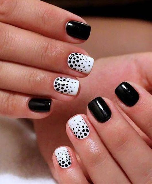 35+ Black And White Nails Art Design Ideas - Easy And Simple Nails Art Ideas You Have To Try