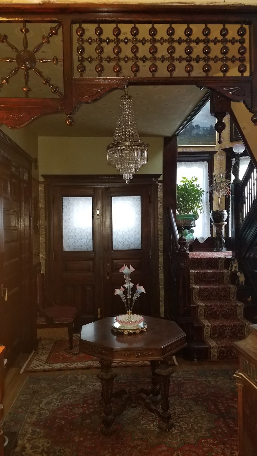 Foyer Is Alive Again 1889 Victorian House Restoration