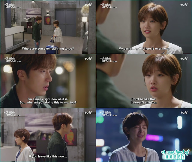  ji won stopped ha won but she left sky house  - Cinderella and Four Knights - Episode 14 Review (Eng Sub)