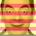 Bandera de  Cataluña en tu foto, generador gratis