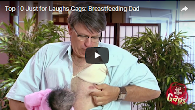 Top 10 Just for Laughs Gags: Breastfeeding Dad 