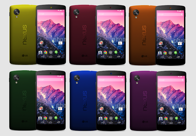 Nexus 5 new colours