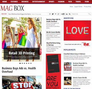 MagBox Blogger Template