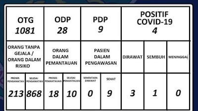 Tercatat 4 Warga Pinrang Positif Covid19, 1 Pasien Positif Di Isolasi Di RSUD Lasinrang