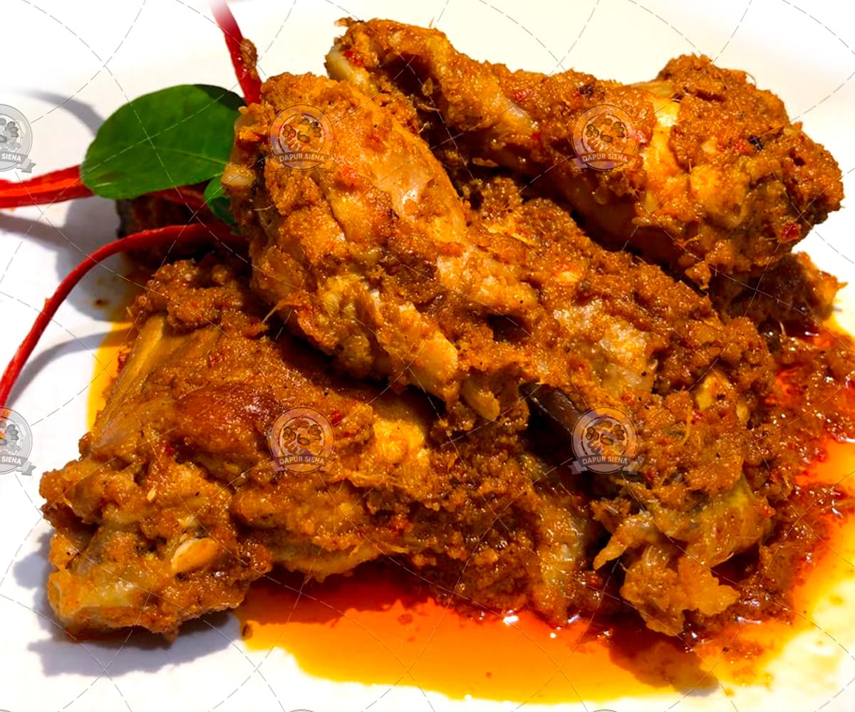 Rendang Ayam Masakan Padang Asli