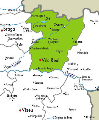 Vila Real Mapa da Cidade