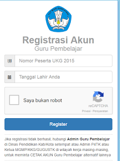 Cara Buat Akun Registrasi Guru Pembelajar Secara Mudah dan Cepat