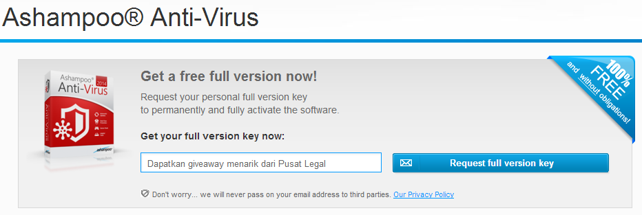 Ashampoo antivirus 2014 Giveaway