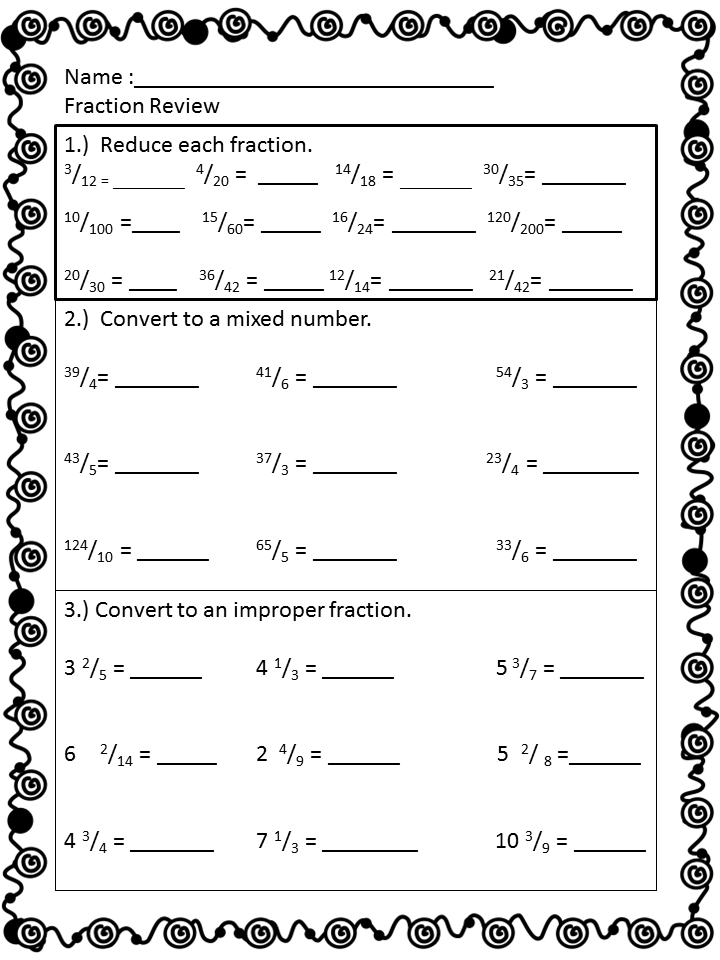 MissKinBK: A Fifth Grade Blog: Fraction Madness and ...