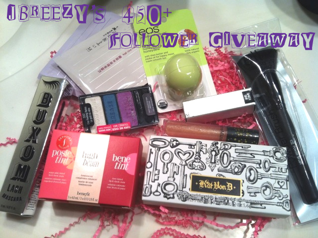 Giveaway: Jbreezy's 450+ Followers Giveaway