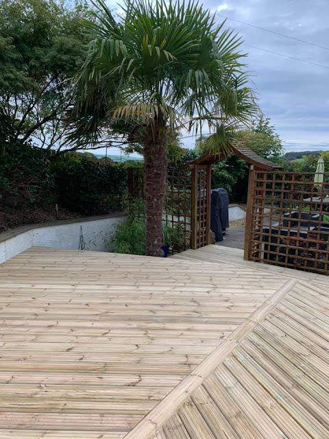 Garden deck design wales