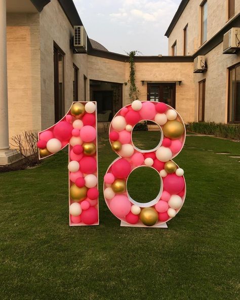 balloon number decor tutorial for parties