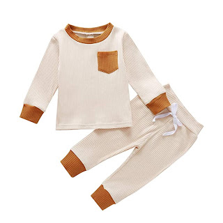 Beige Fall Sleepwear Set from Amazon