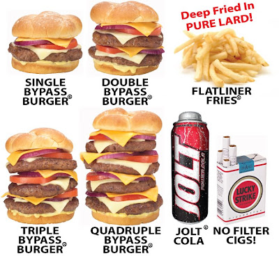 super stack heart attack burger vortex. Food: Heart Attack Grill