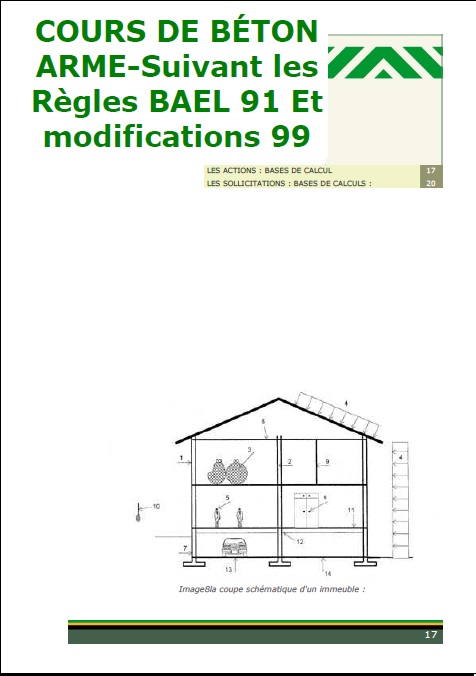 Cours de béton armé-suivant les règles B.A.E.L 91 modifications 99 Par I.I.I.E.E