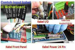Cara Menghubungkan kabel motherboard Komputer PC