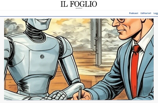 義大利《Il Foglio》於2025年3月18日推出全球首份完全由人工智慧生成的四頁增刊「Il Foglio AI」，挑戰傳統新聞模式，引發對新聞本質及記者角色的深刻討論。