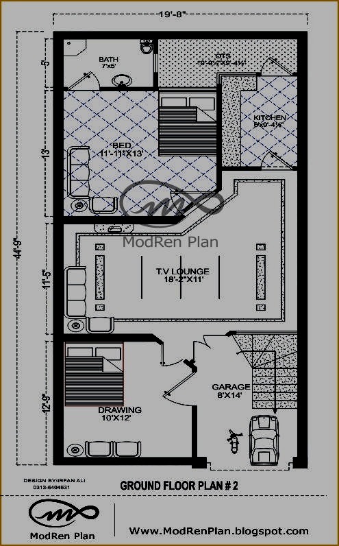 3 marla modern house plan small house plan ideas 