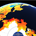 Warm water extends from Laptev Sea to North Pole