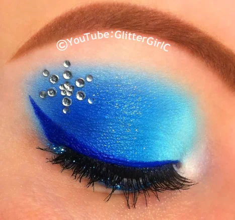 Maquillaje inspirado en Elsa de Frozen. Tutorial. 