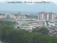 Skyline of Kuching Suburb