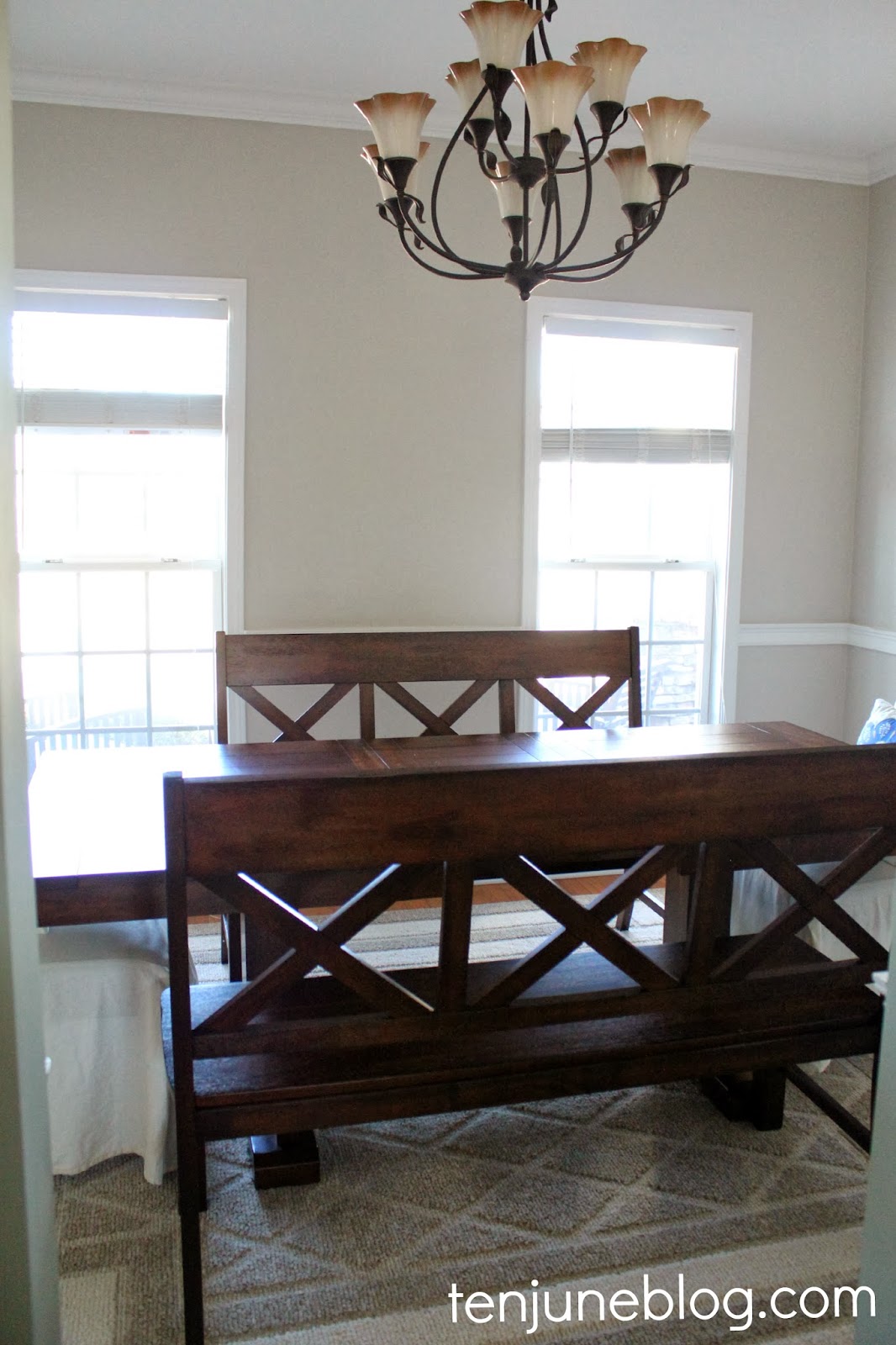 Ten June: Dining Room Paint Makeover- Sherwin Williams ...