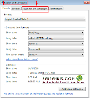 Panduan Instal Font Arabic di Windows 7