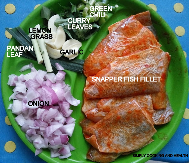 Simply Cooking and Health: Healthy Air fried Snapper fish ...