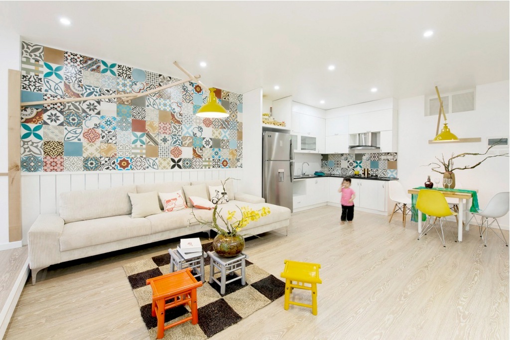 16 Living Room Kece dengan Aksen Warna Kuning - Majalah Rumah