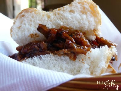 BBQ Chicken Sandwiches using leftover chicken! | Hi! It's Jilly