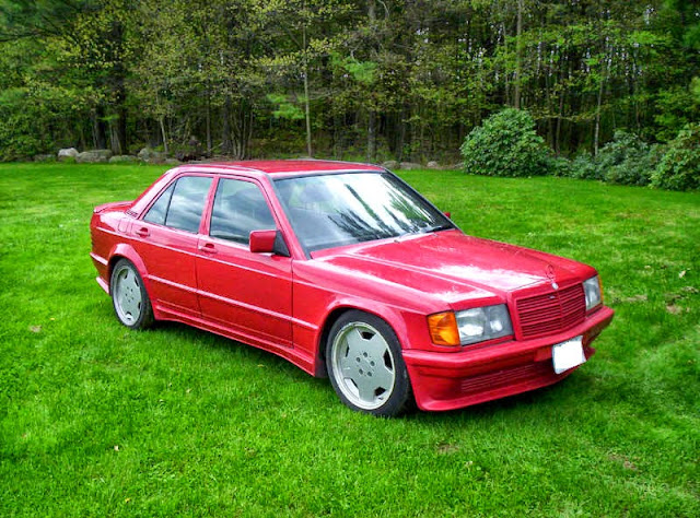 mercedes w201 190e amg red