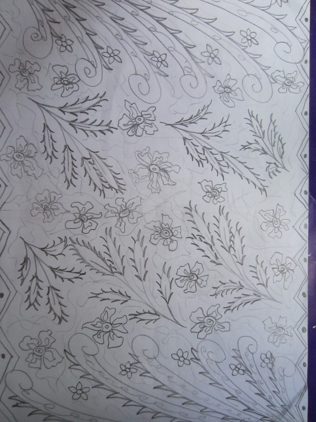 Gambar sketsa batik motif bunga - 28 images - 301 moved 