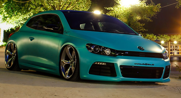 Slammed VW Scirocco R with 370PS is as Minty Fresh as They Come