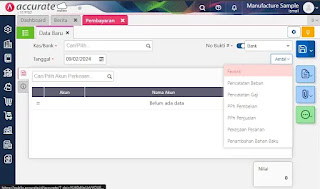 Cara Menambah Transaksi Favorit di Accurate Online Untuk Periode Selanjutnya