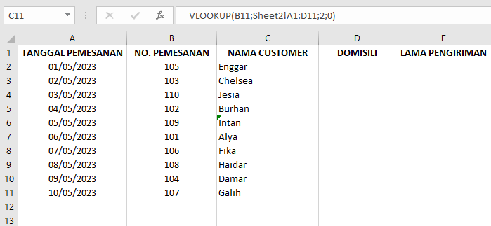 Fungsi VLOOKUP: Kegunaan, Contoh, dan Tutorial di Microsoft Excel