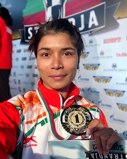 Gold Medal Winner boxer nikhat zareen