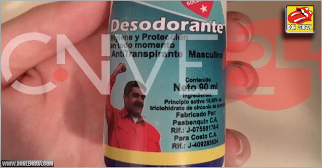 Kits de higiene vienen con la cara de Nicolás Maduro y Cilia Flores