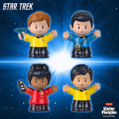 San Diego Comic-Con 2023 Exclusive Star Trek The Original Series Little People Collector Figure Set by Fisher-Price x Entertainment Earth