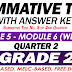 GRADE 2 SUMMATIVE TEST with Answer Key (Modules 5-6) 2ND QUARTER