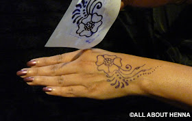 All About Henna: Tutorial : How to use our Henna Stencils (Imprints)