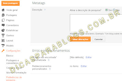 Usar meta tags no blog