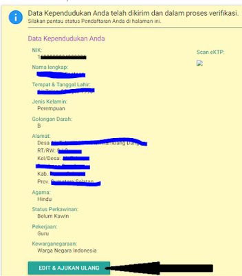 Dalam portal SIM PKB ketika ini telah tersedia sajian gres yakni sajian verifikasi dan validasi  Verval Data Kependudukan SIM PKB 