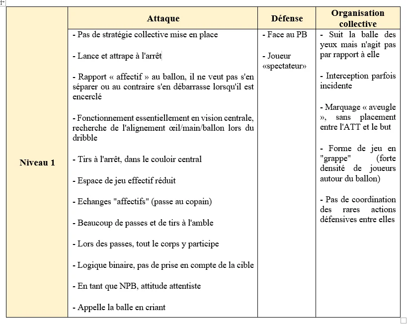 ANALYSE ET TRAITEMENT DIDACTIQUE DU HANDBALL